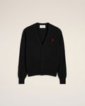 Black Wool Ami de Coeur Cardigan