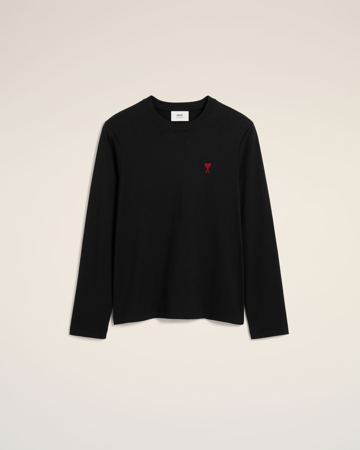 Black Organic Cotton Ami De Coeur T-shirt
