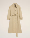 Beige Cotton Belted Mac