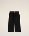 Black Large Fit Elasticated Short