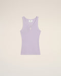 Purple Cotton Rib Ami de Coeur Tanktop