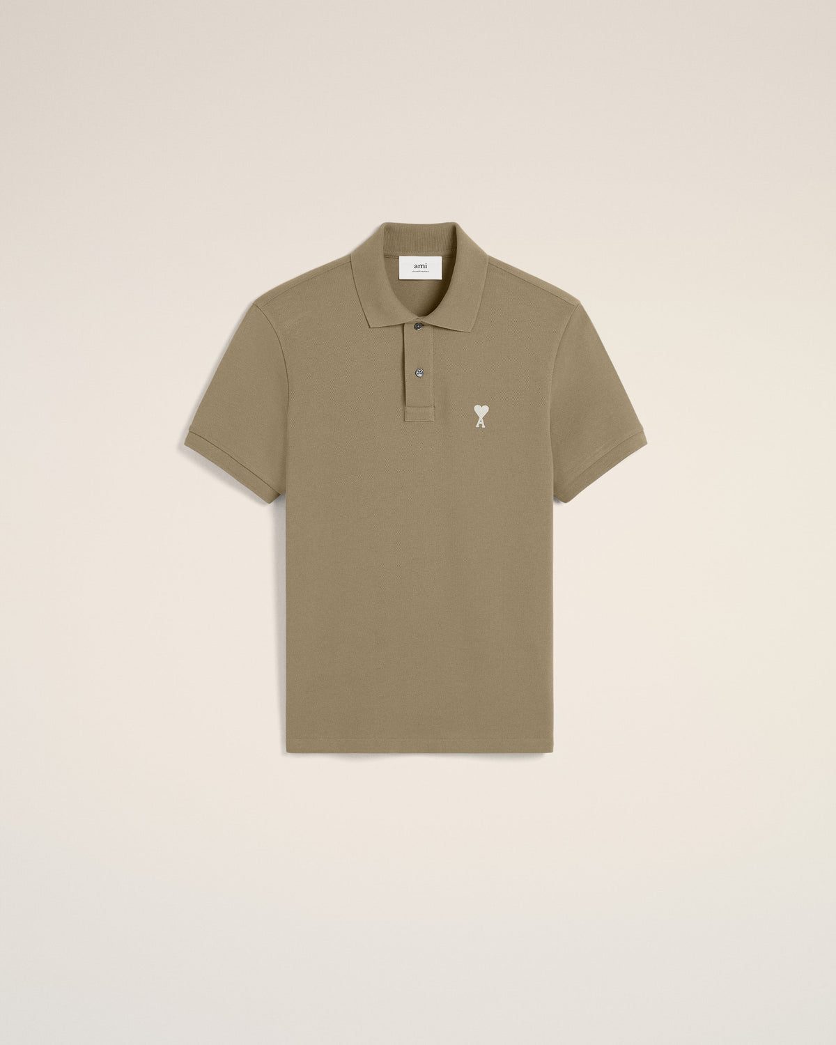 Green Cotton Ami de Coeur Polo Shirt