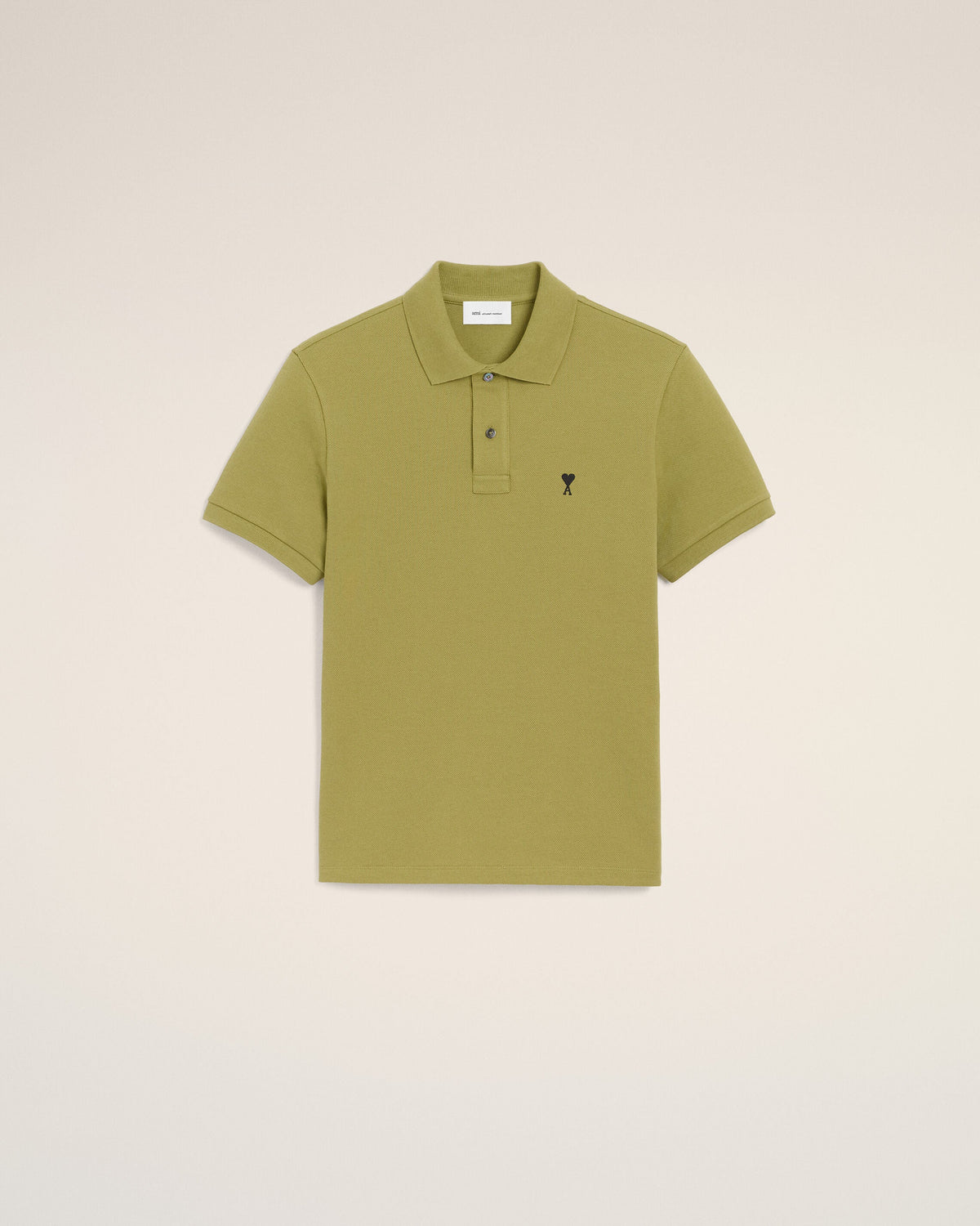 Green Cotton Short Sleeves Ami De Coeur Polo Shirt