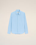 Blue Cotton Tailor Embroidered Ami De Coeur Shirt