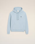 Blue Cotton Contrasted Ami De Coeur Hoodie