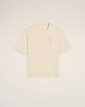 Beige Cotton Ami de Coeur Patch T-Shirt