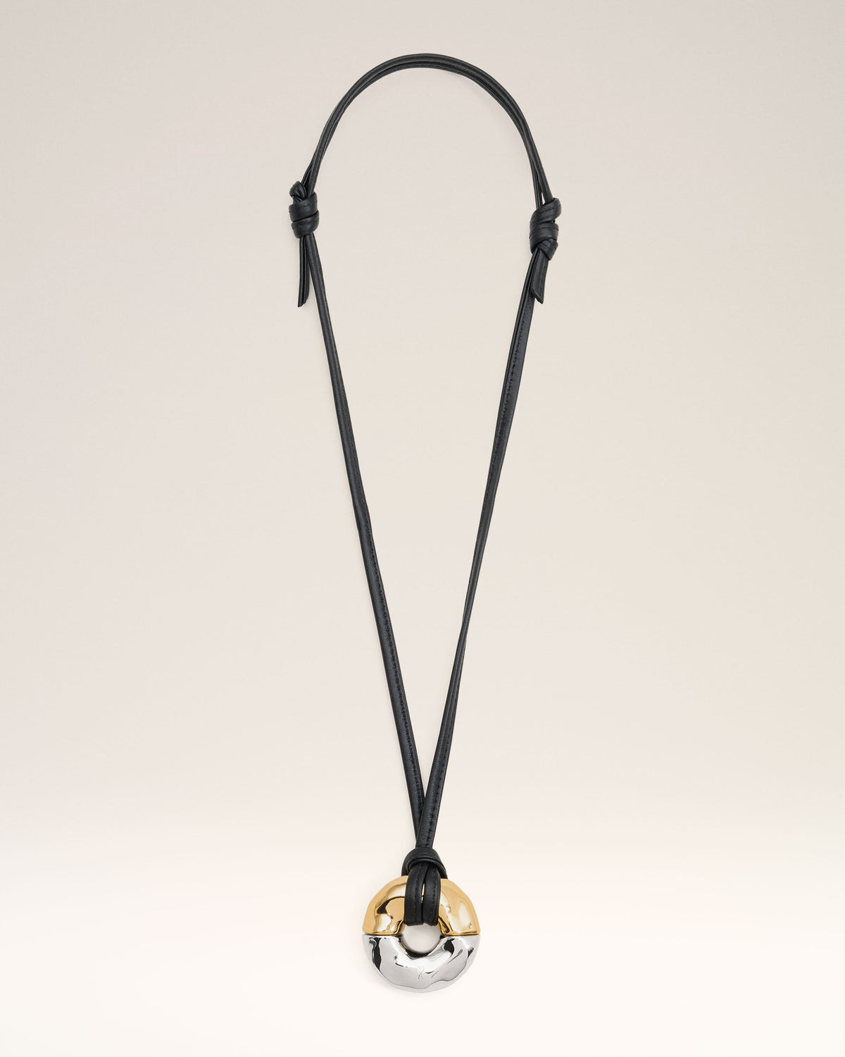 Gold Brass Dune Necklace