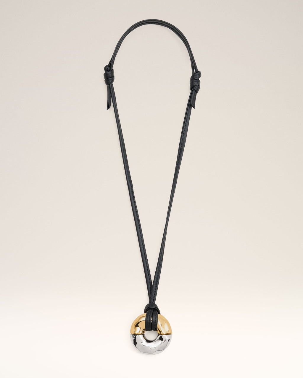 Gold Brass Dune Necklace