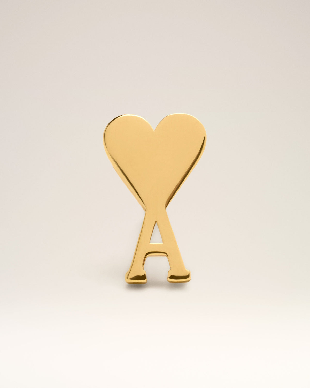 Gold Brass Ami De Coeur Studs