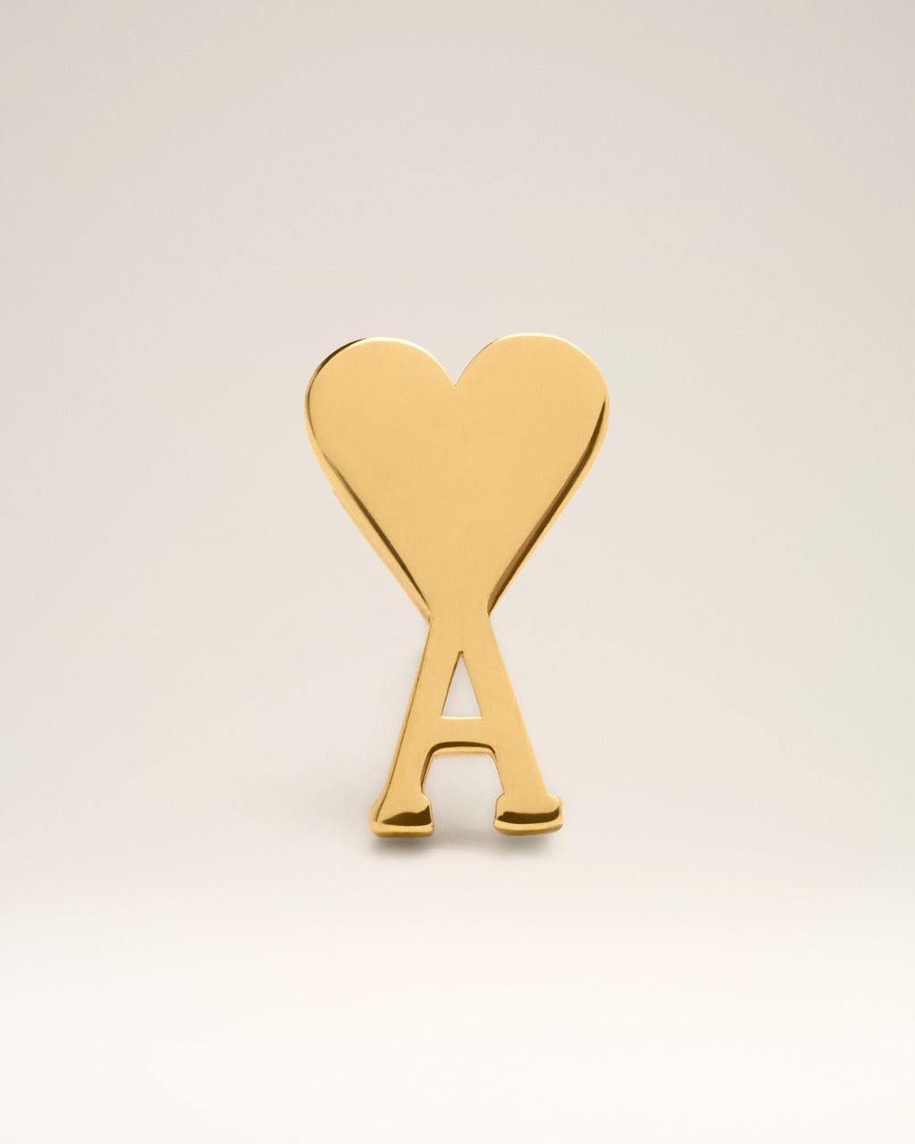 Gold Brass Ami De Coeur Studs
