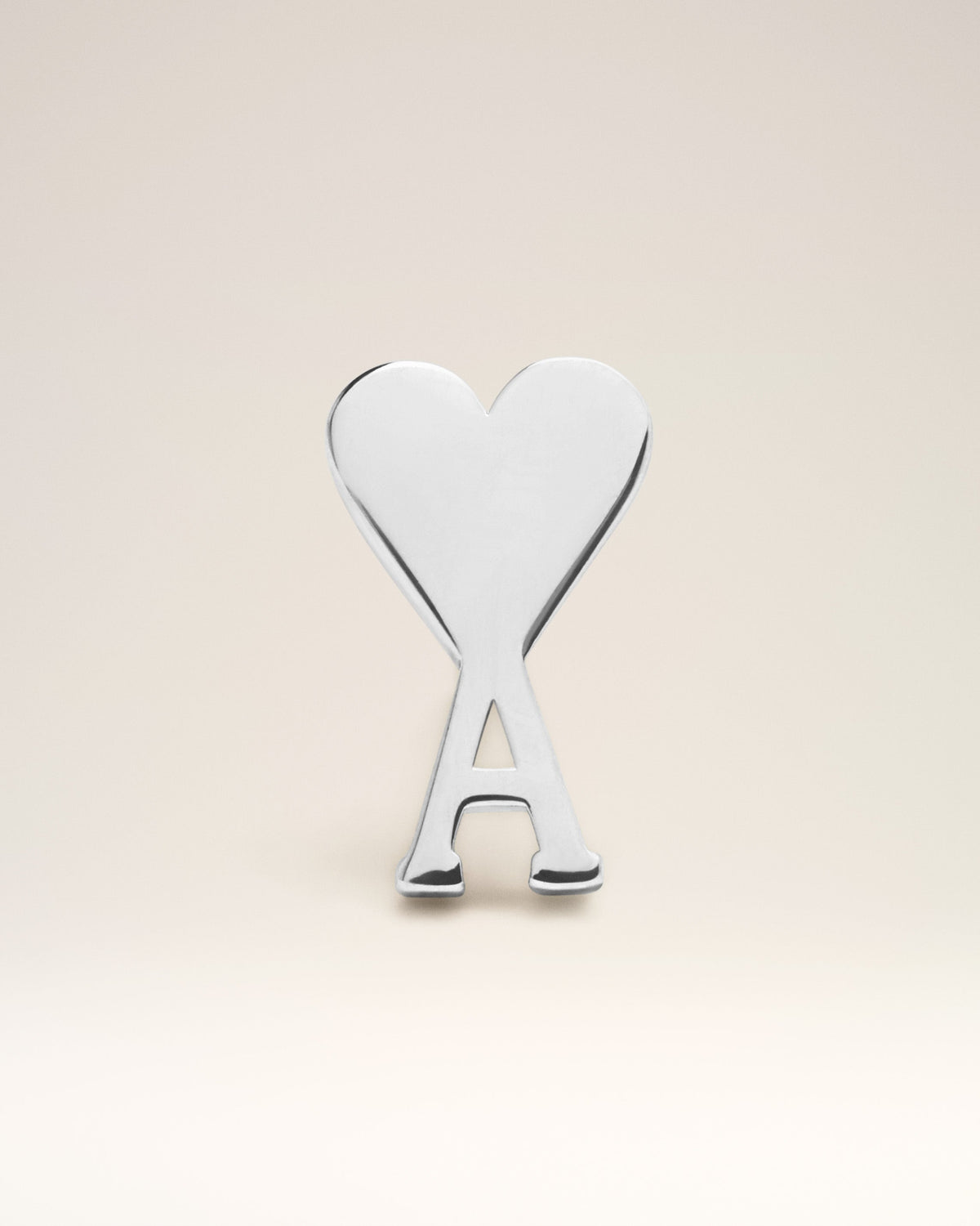 Silver Brass Ami De Coeur Studs