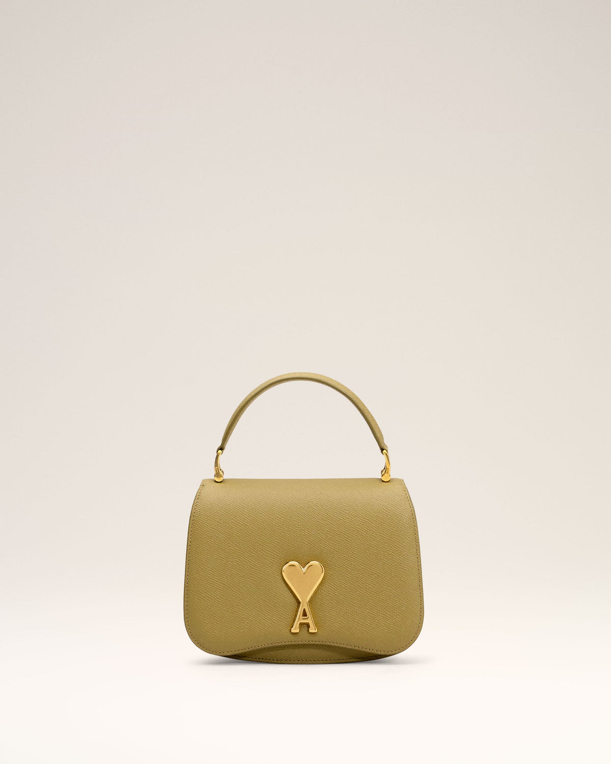Yellow Leather Top Handle Paris Paris Bag