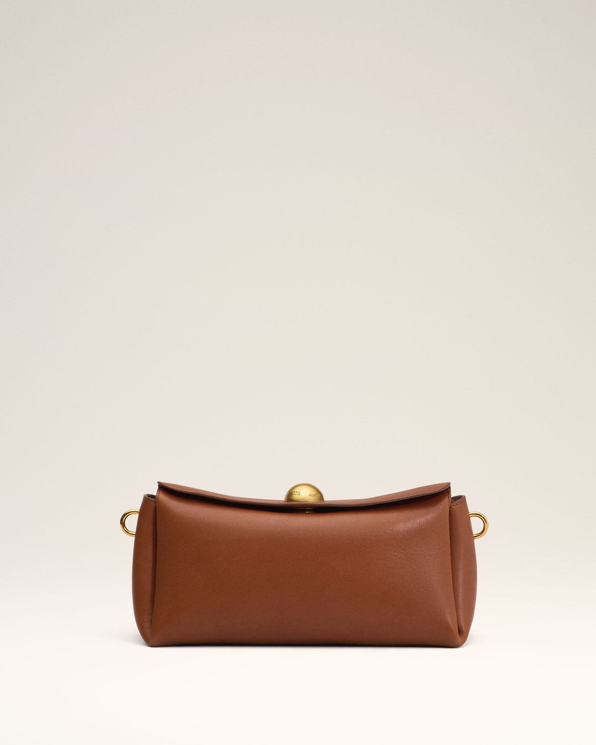 Brown Leather Carrousel Bag
