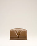Brown Smooth Leather Voulez Vous Bag