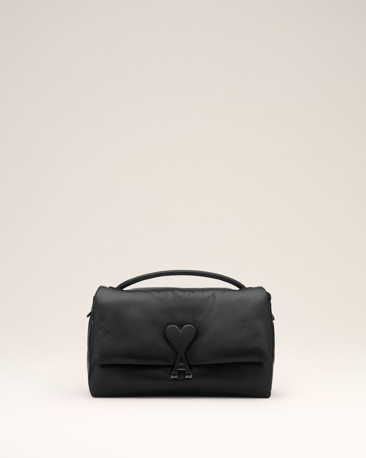 Black Smooth Leather Voulez Vous Bag