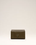 Khaki Leather Voulez-Vous Wallet Strap