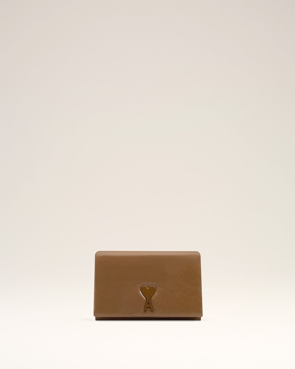 Brown Smooth Leather Voulez Vous Wallet Strap