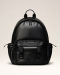 Black Leather Ami De Coeur Backpack