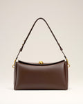 Brown Smooth Leather Carrousel Medium Bag