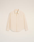 Beige Cotton Ami de Coeur Boxy Shirt