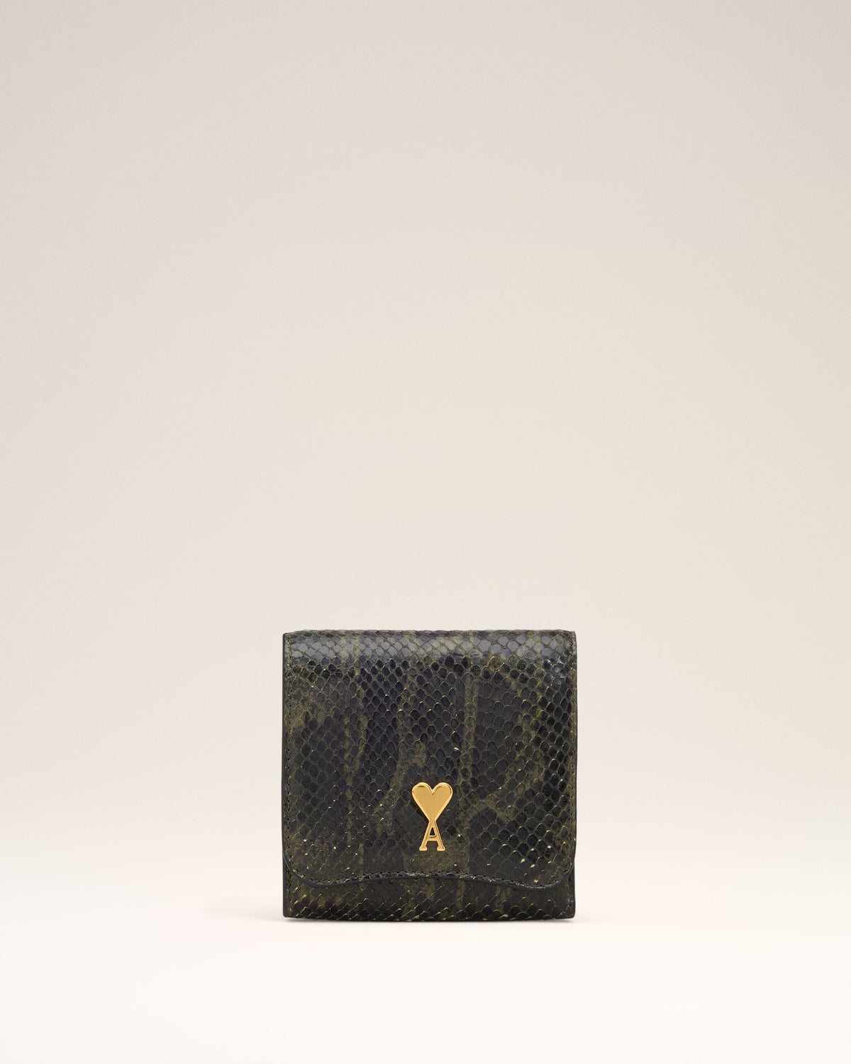 Green Leather Paris Paris Wallet