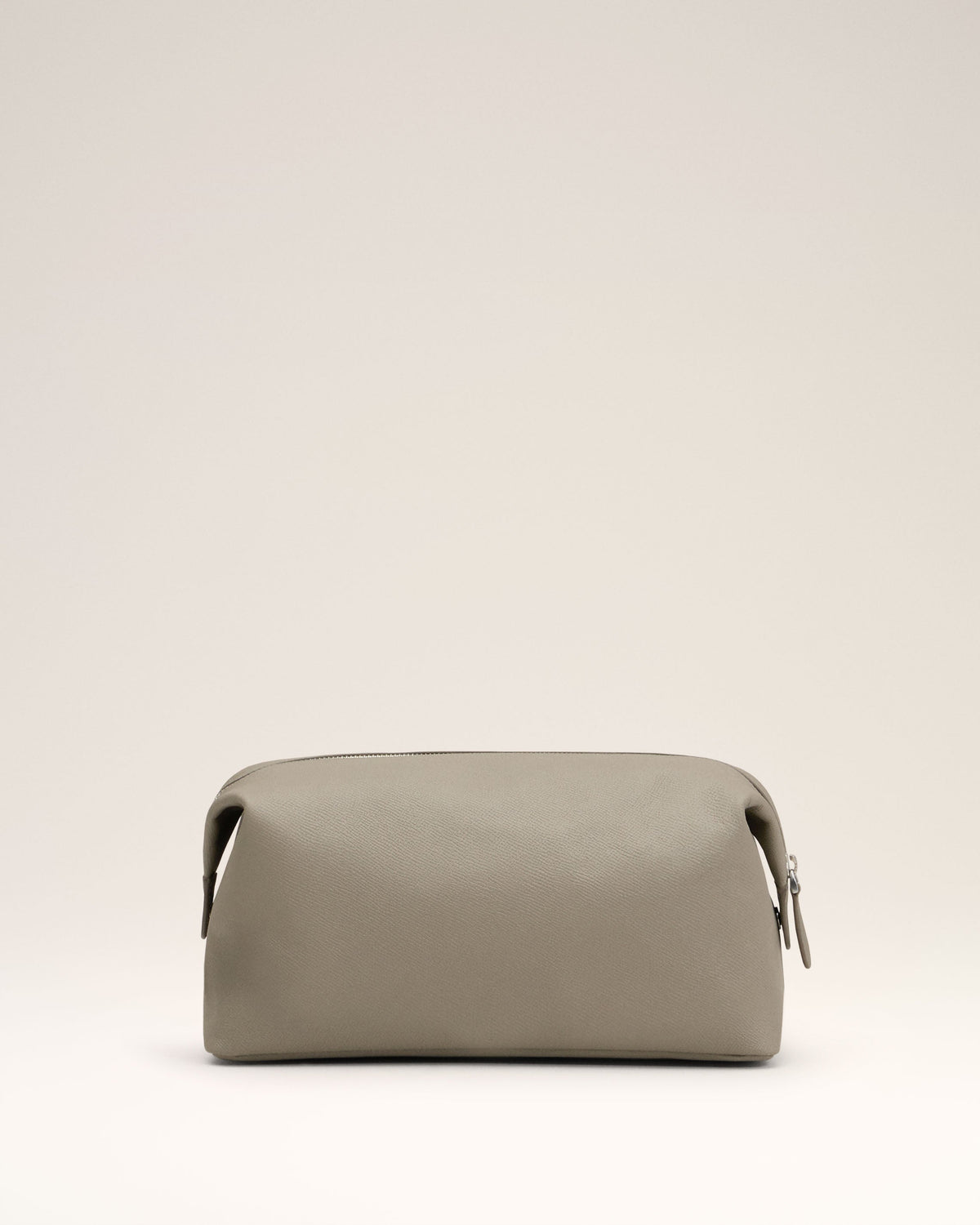 Grey Leather Paris Paris Toiletry Pouch