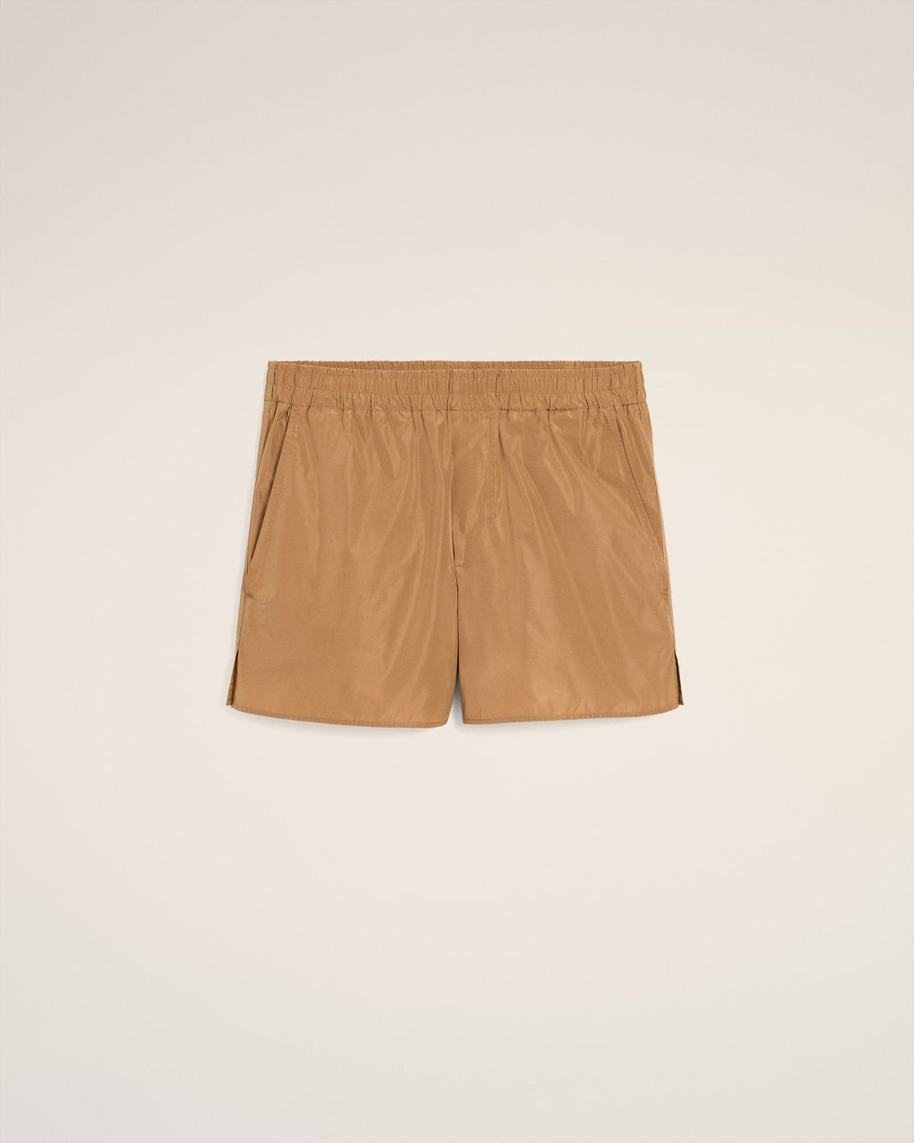 Brown Taffetas Short