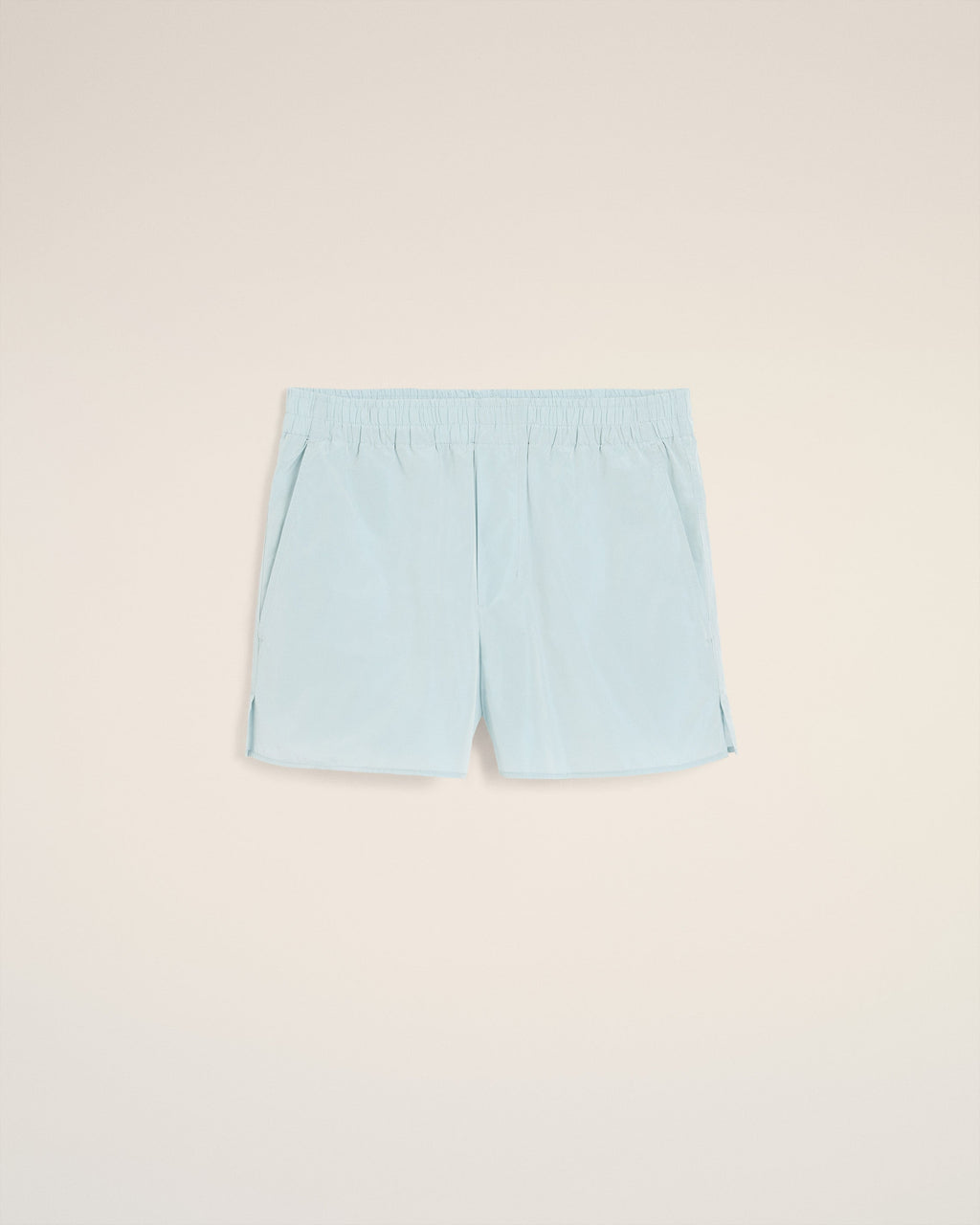Blue Taffetas Short
