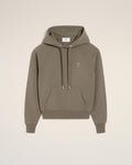 Taupe Cotton Tonal Ami de Coeur Hoodie
